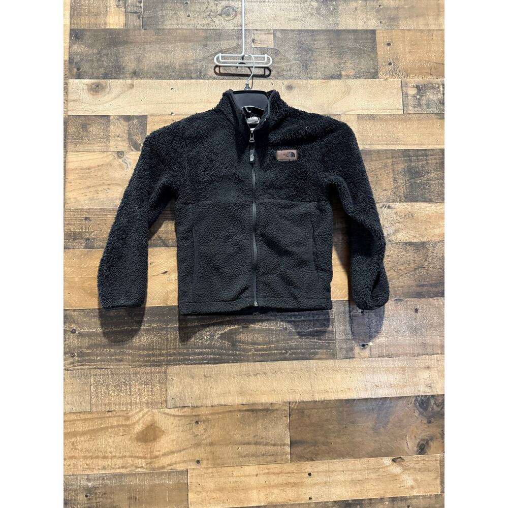 The North Face- Black Fleece- Zip Up Jacket- Women Size 7/8